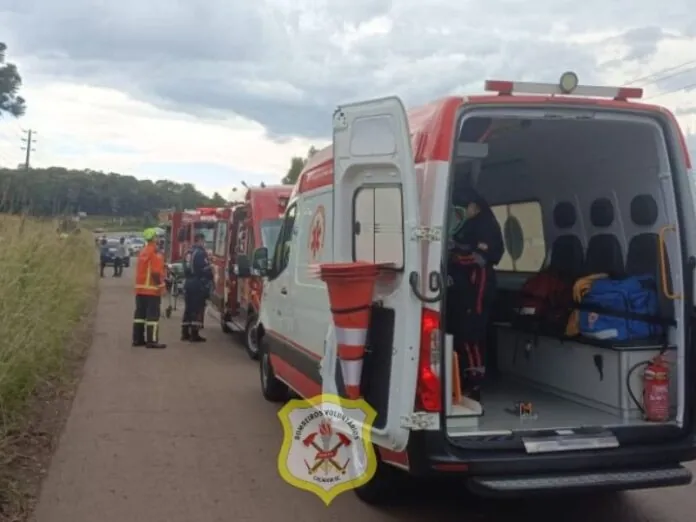 Bombeiros Voluntários atendem acidentes no final de semana