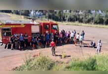 Bombeiros Voluntários de Caçador capacitam professores