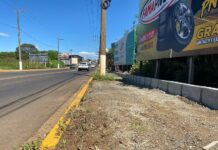 Iniciada a revitalização em passeio da rua Domingos Sorgatto