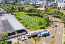 Iniciada instalação das estruturas para Festa dos 91 anos de Caçador