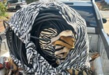 Casal de moradores de rua é preso após furto de cabos de cobre em Capinzal