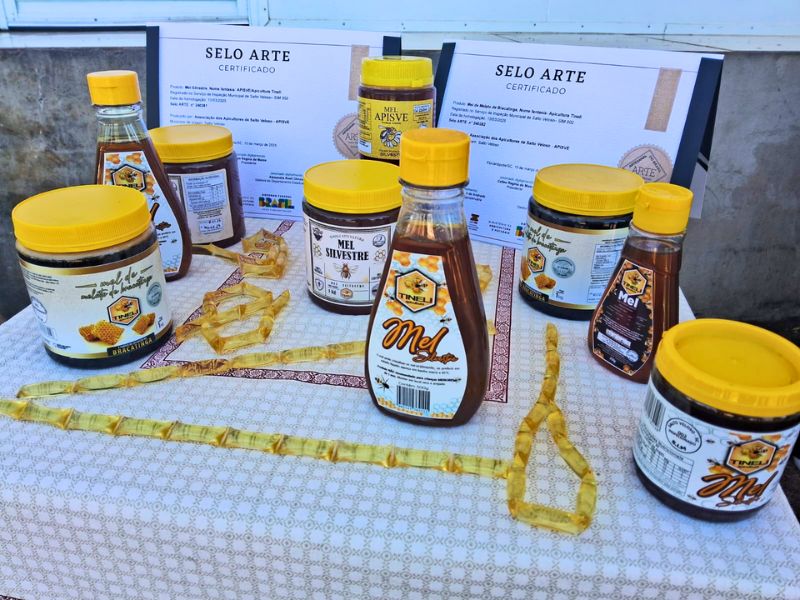 Produtores de mel de Salto Veloso recebem o Selo Arte da Cidasc