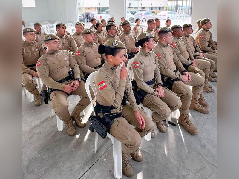 Caçador recebe 29 novos policiais militares