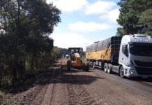 Secretaria de Infraestrutura explica andamento das obras da SC-350