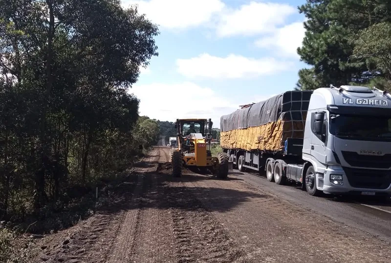 Secretaria de Infraestrutura explica andamento das obras da SC-350