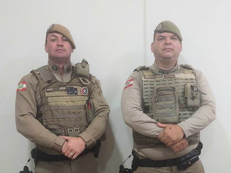 Dois novos policiais fortalecem a segurança em Pinheiro Preto
