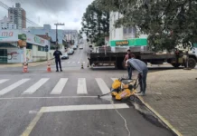 Revitalização da Rua Carlos Sperança segue nesta semana