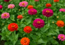 3 erros que impedem as zínias de se desenvolverem bem no jardim