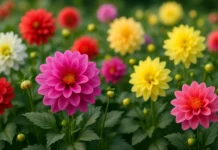 5 passos para plantar georginas e ter flores por mais tempo