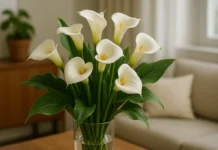7 benefícios da calla para vasos internos e arranjos florais