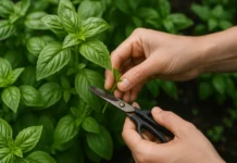 Como manter o manjericão saudável mesmo colhendo sempre as folhas