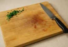 Por que a tábua de corte mancha e como limpar sem agredir o material