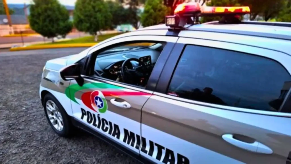 Viatura da Polícia Militar de Santa Catarina