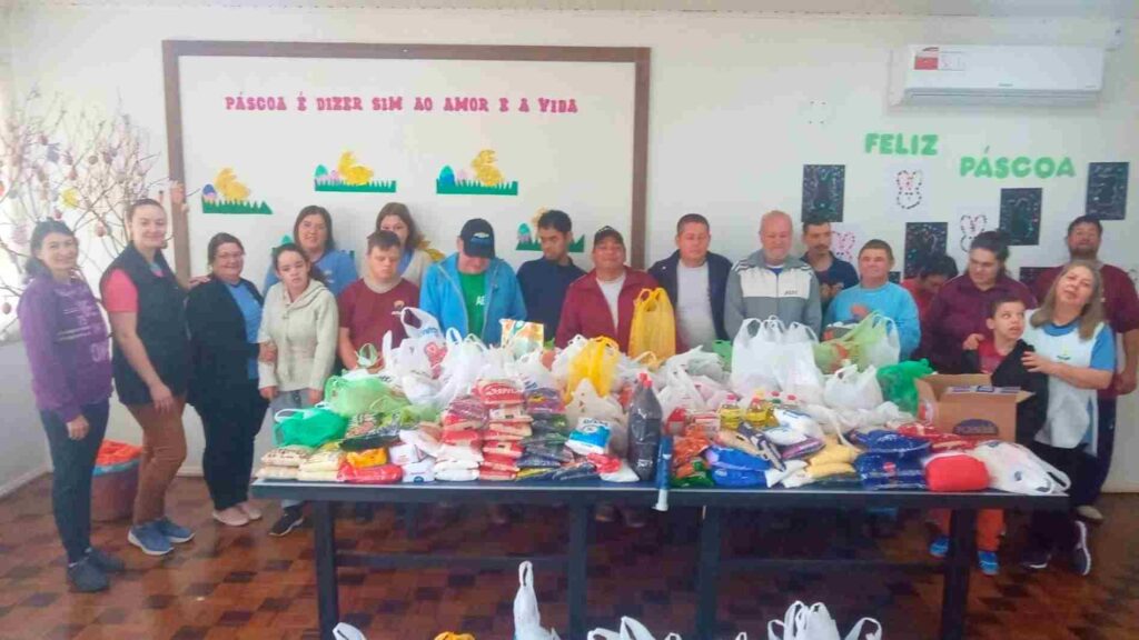Evento em Tangará arrecada mais de meia tonelada de alimentos para APAE