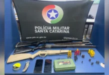 PM apreende arsenal após tentativa de homicídio