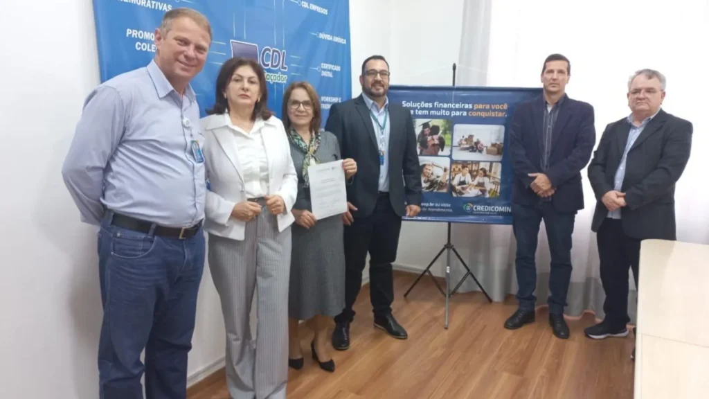 CDL Caçador renova parceria com a Credicomin
