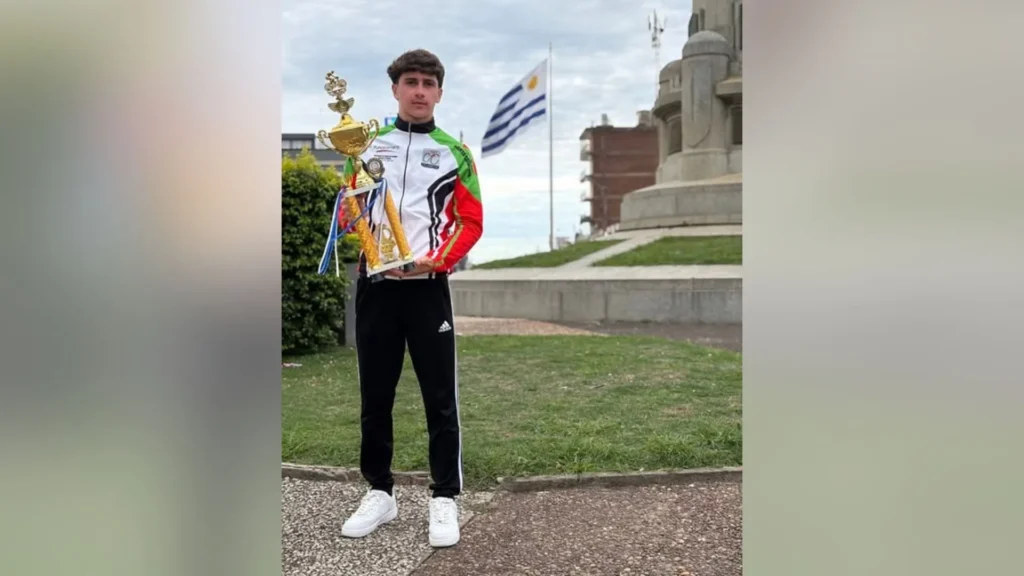 Videirense é campeão internacional de ciclismo no Uruguai
