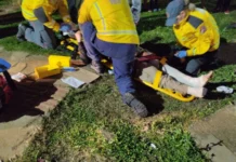 Menor fica ferido em colisão entre carro e moto em Curitibanos