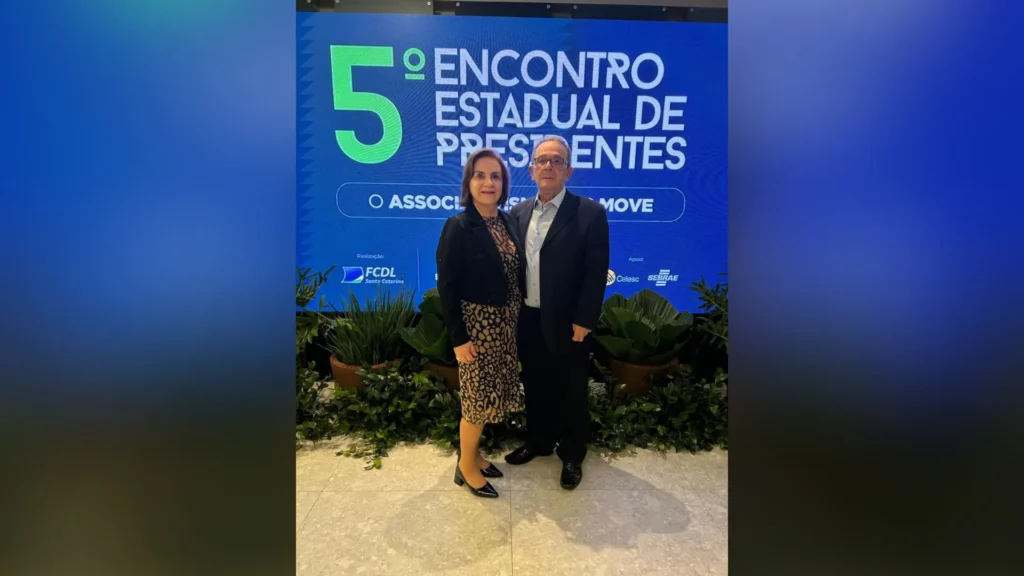 Leila Romão participa do 5º Encontro Estadual de Presidentes das CDLs de SC