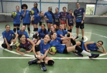 Napoli Caçador disputa Liga Serrana de vôlei sub-14