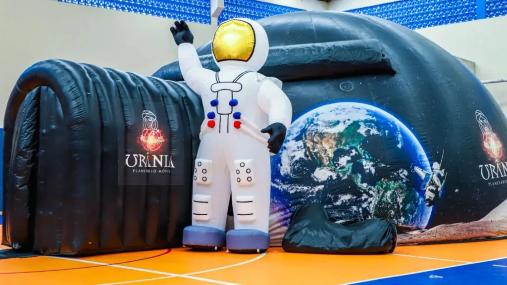 Planetário itinerante leva ciência e astronomia a Iomerê