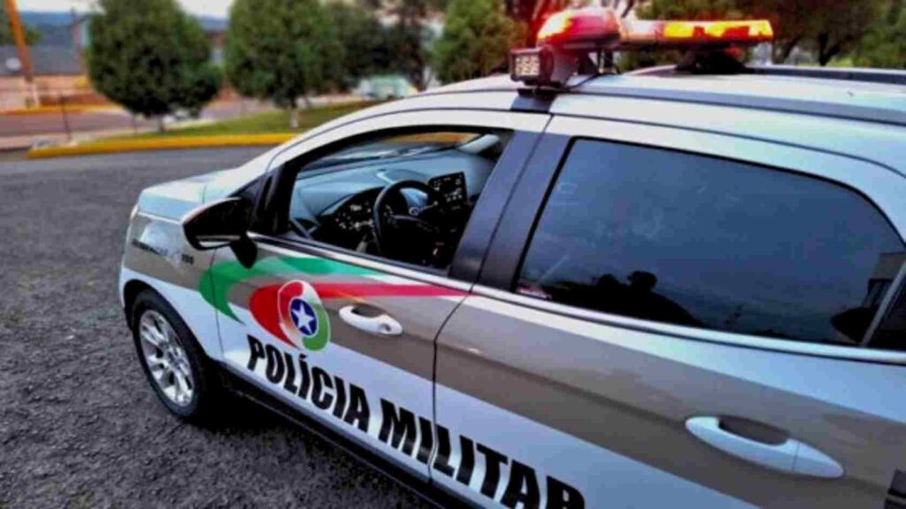 Roubo com faca em Videira termina com carro recuperado pela Polícia Militar
