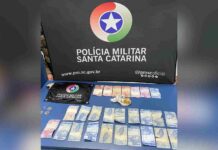 Polícia Militar frustra fuga e prende dupla por tráfico em Caçador