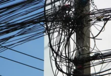 Procon SC lança ação para limpar e fiscalizar fiação em postes