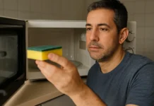 4 motivos para deixar a esponja de limpeza no micro-ondas por 30 segundos toda semana