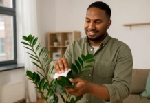 7 macetes super úteis para a zamioculca crescer com folhas brilhosas