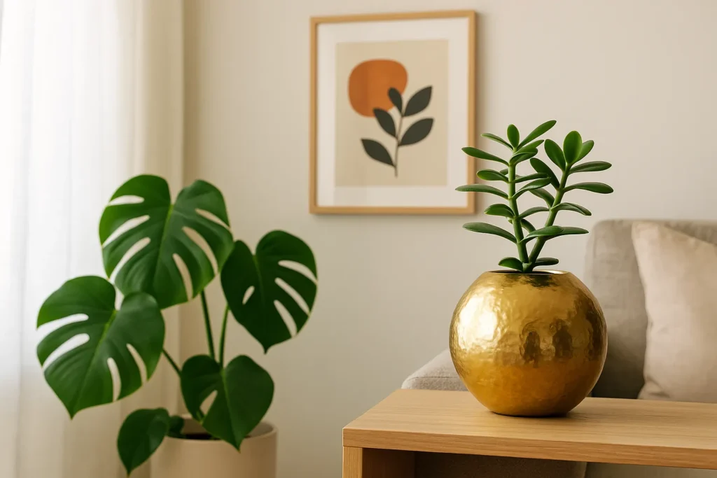 Como ativar o canto da prosperidade com um único objeto dourado