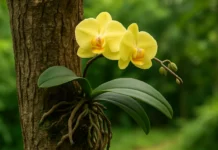 Como fazer a orquídea se fixar no tronco e explodir em flores