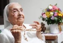 Morre a freira gaúcha Inah, pessoa mais velha do mundo, aos 116