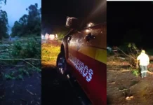 Temporal causa estragos e interrompe aulas da Uniarp