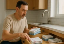 Você está guardando seus panos de prato do jeito errado e isso afeta até a sua saúde