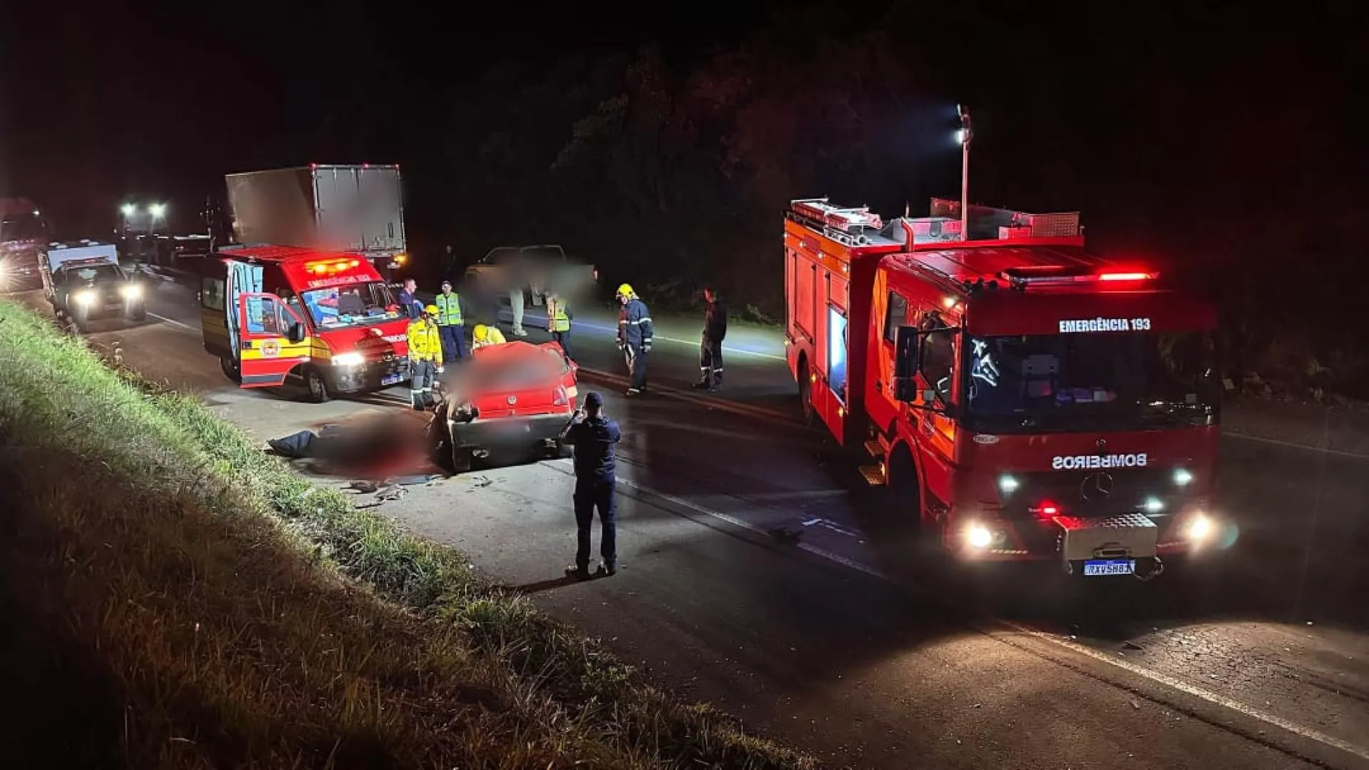 Veículo de Fraiburgo se envolveu em acidente fatal