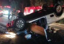 Duplo acidente na SC-350 deixa três feridos em Lebon Régis