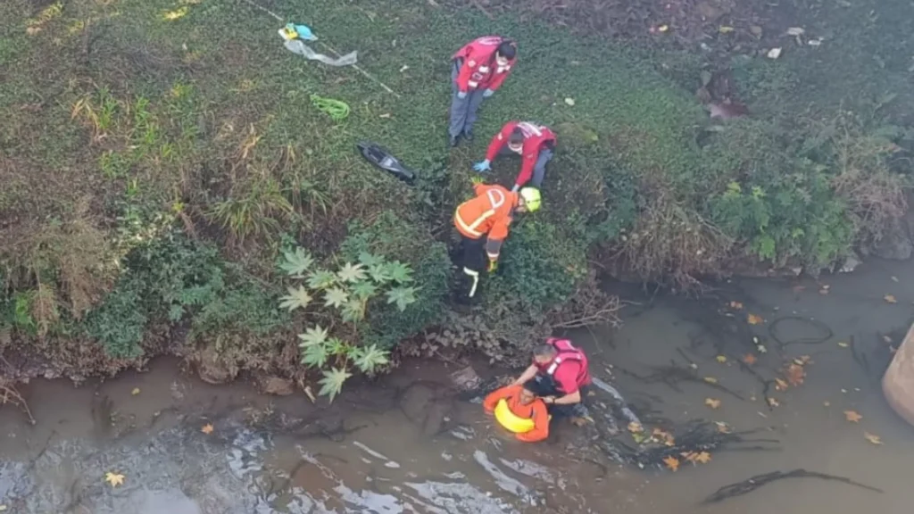 Homem é salvo de afogamento no Rio do Peixe em Caçador