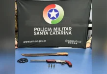 PM apreende arma após disparos no interior de Calmon