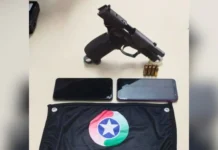 Polícia Militar apreende pistola 9mm durante operação no Meio-Oeste