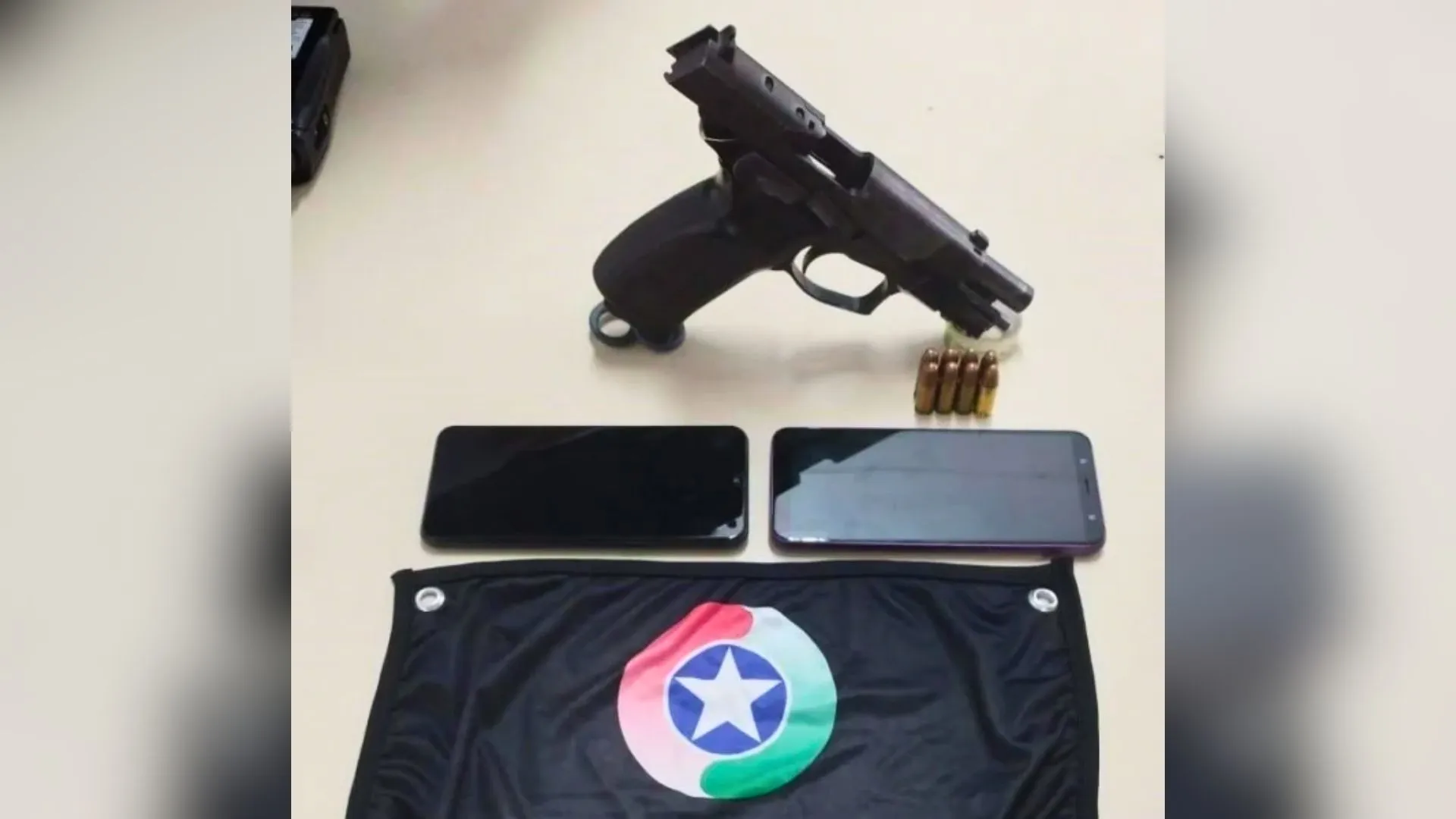 Polícia Militar apreende pistola 9mm durante operação no Meio-Oeste