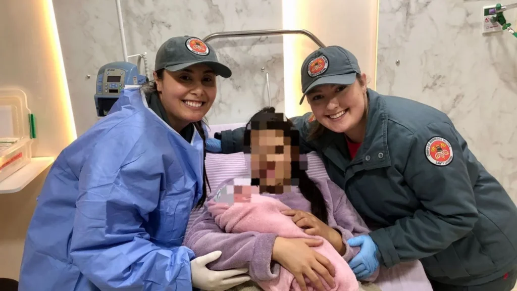 Bebê apressadinho nasce dentro de viatura dos Bombeiros em Fraiburgo