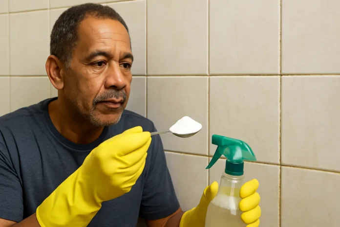 bicarbonato tira o encardido do azulejo sem precisar esfregar