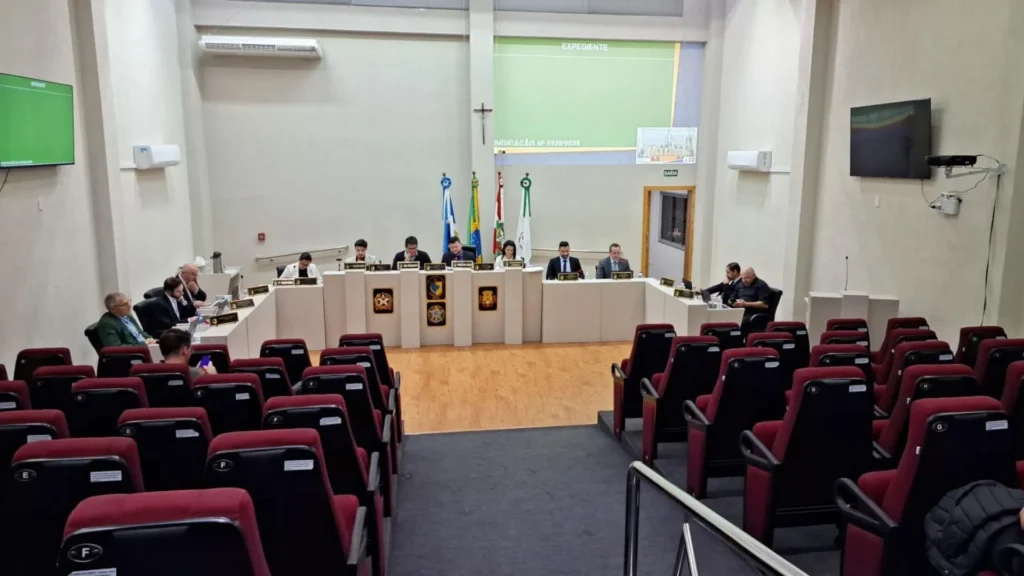 Três projetos são aprovados em 1º turno pela Câmara de Videira