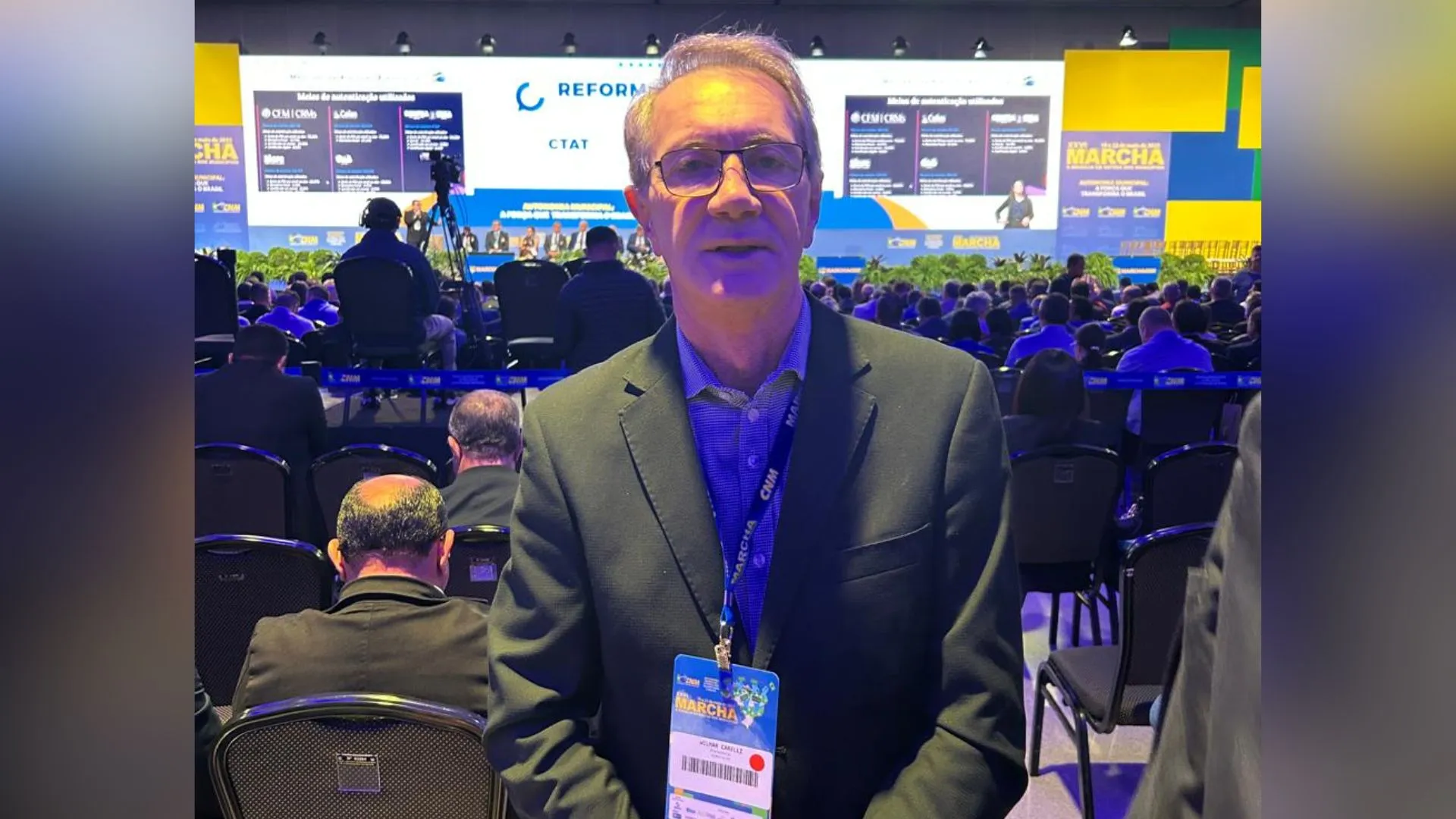 Prefeito de Videira participa da XXVI Marcha dos Prefeitos em Brasília