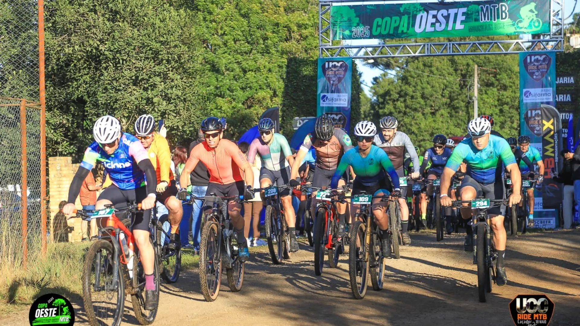 Ciclismo reúne centenas de pessoas em Caçador neste domingo