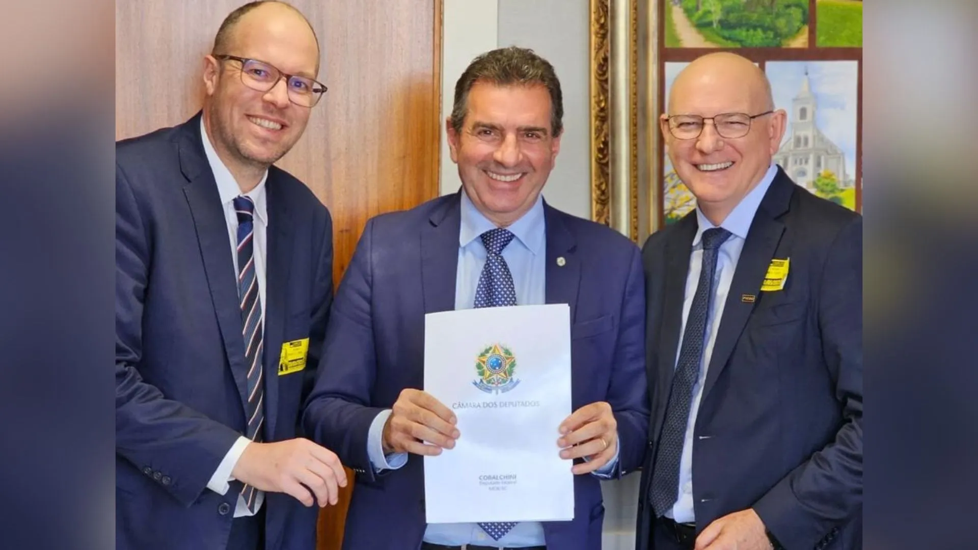Deputado Cobalchini recebe representantes do Hospital Maice