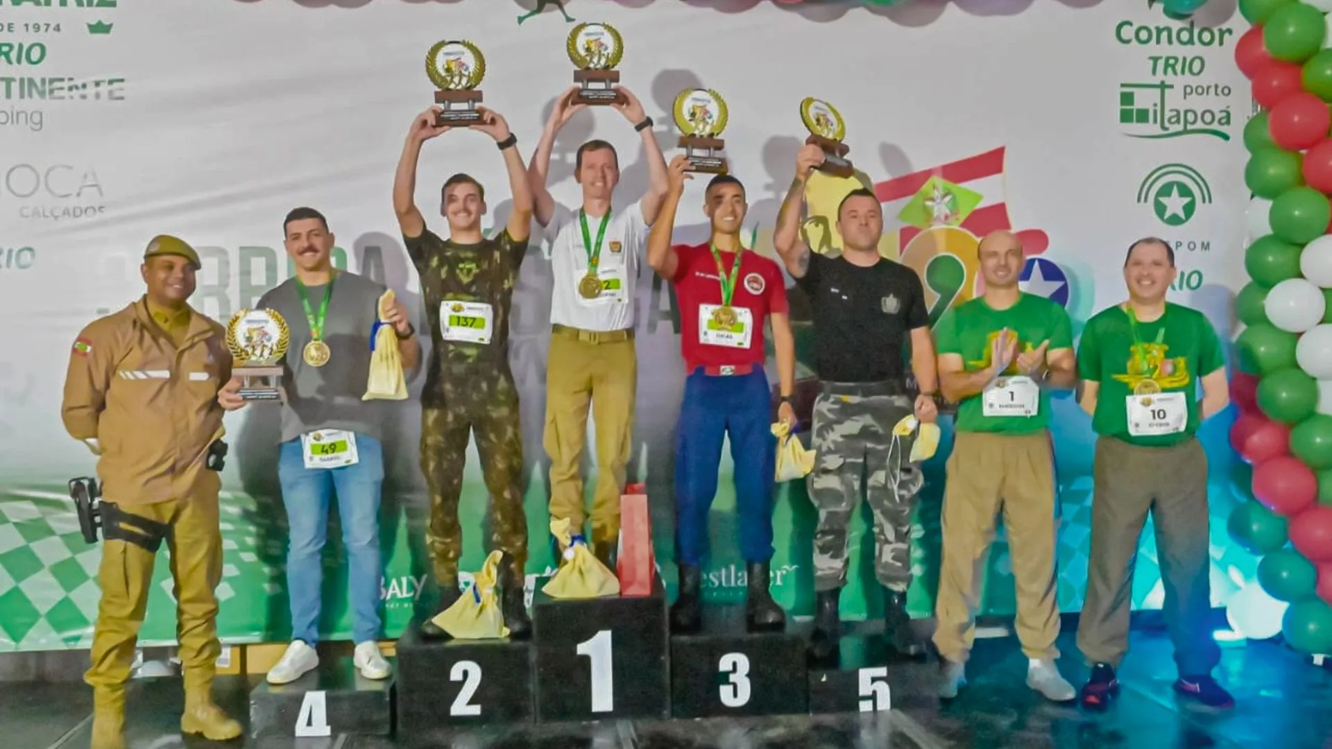 Sargento de Videira conquista 1º lugar na Corrida Rústica da PM em Florianópolis