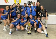 Futsal feminino de Caçador é tricampeão invicto da Olifrai 2025