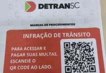 Detran/SC alerta para golpe com “multas” no para-brisa